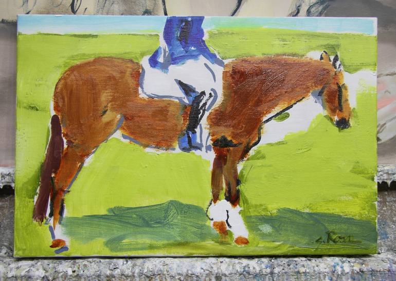 Original Horse Painting by Colleen Ross