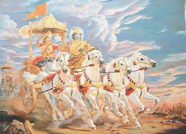 Original Conceptual Religious Paintings by Virendra Tank