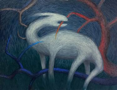 Original Surrealism Animal Paintings by Jacques Potgieter