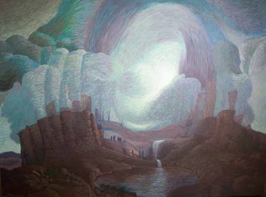 Original Expressionism Landscape Paintings by Jacques Potgieter