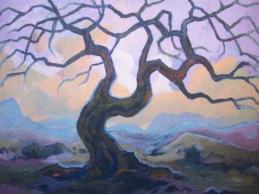 Print of Expressionism Tree Paintings by Jacques Potgieter