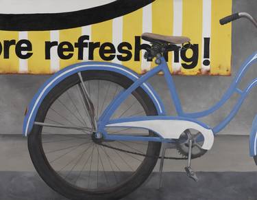 Print of Fine Art Bicycle Paintings by Erica Hauser