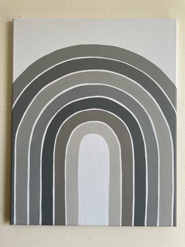 Original Art Deco Abstract Paintings by Erica Hauser