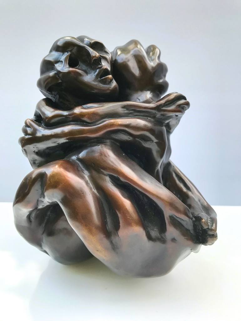 Original Expressionism Love Sculpture by Frederick Sturm