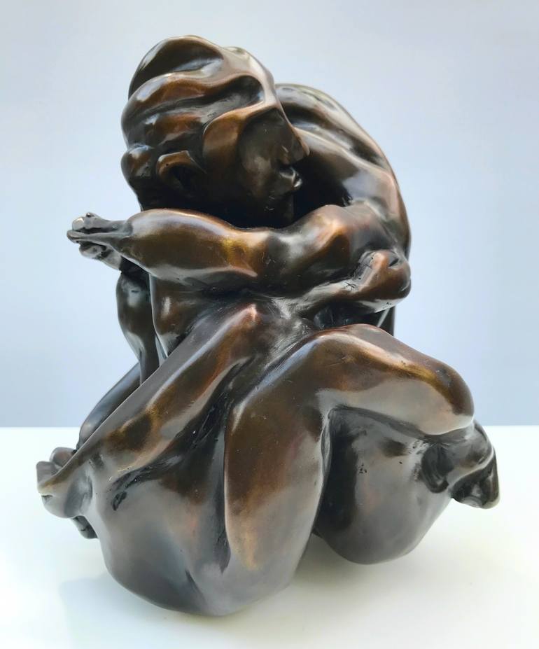 Original Expressionism Love Sculpture by Frederick Sturm