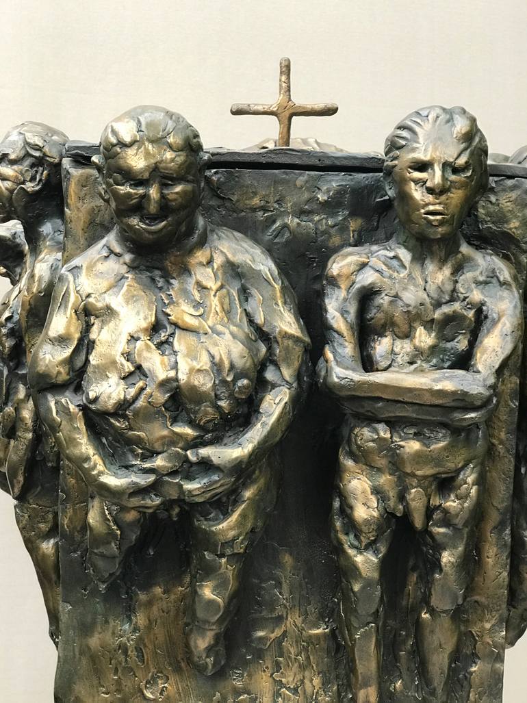 Original Expressionism Religion Sculpture by Frederick Sturm