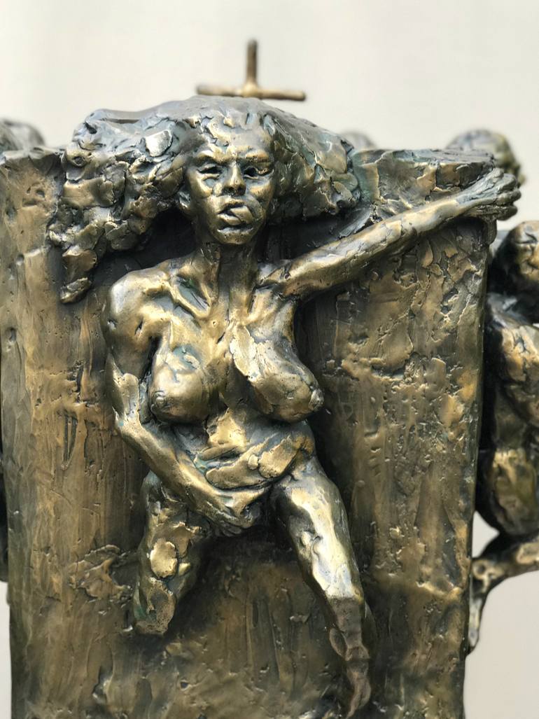 Original Expressionism Religion Sculpture by Frederick Sturm