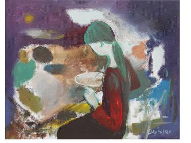 Original Expressionism Women Paintings by Ashot Jegikjan