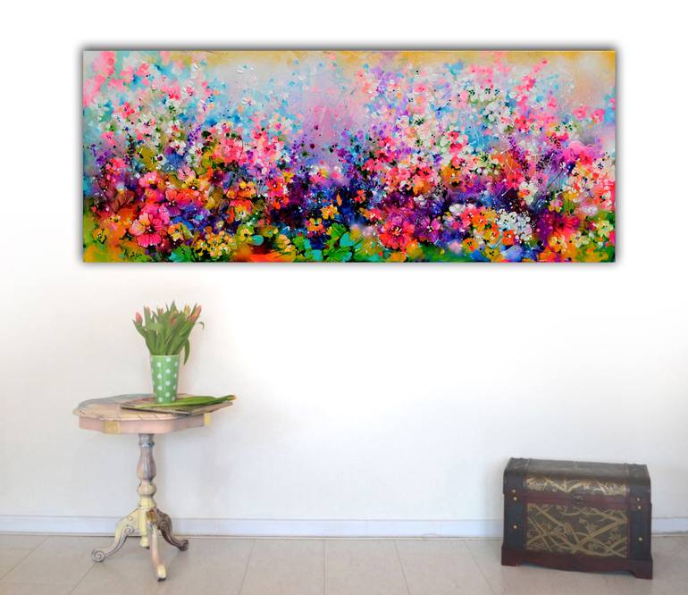 Original Fine Art Floral Painting by SOOS ROXANA GABRIELA