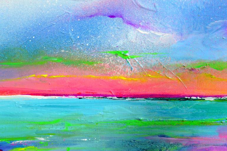 Original Impressionism Seascape Painting by SOOS ROXANA GABRIELA