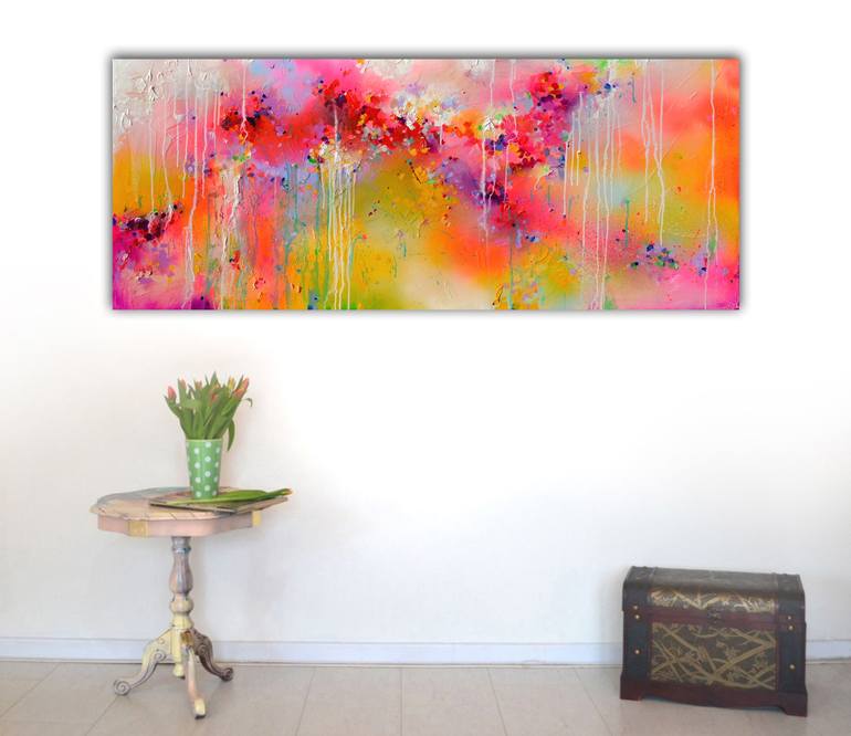 Original Abstract Expressionism Abstract Painting by SOOS ROXANA GABRIELA