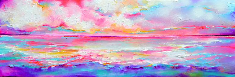 Original Fine Art Beach Paintings by Soos Roxana Gabriela
