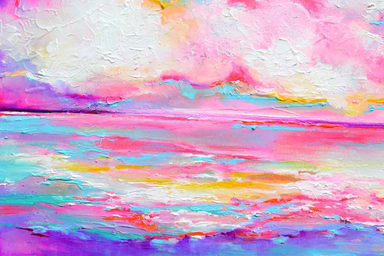 Original Fine Art Beach Painting by SOOS ROXANA GABRIELA