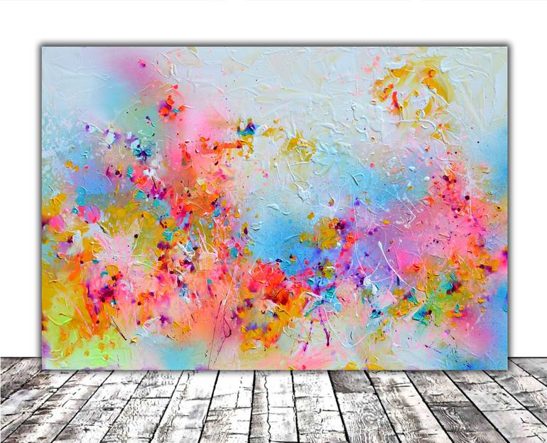 Original Fine Art Abstract Painting by SOOS ROXANA GABRIELA