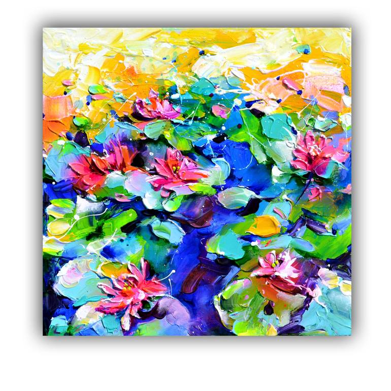 Original Fine Art Floral Painting by SOOS ROXANA GABRIELA