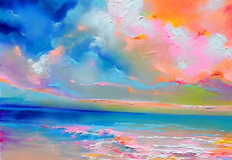 Original Contemporary Beach Painting by Soos Roxana Gabriela