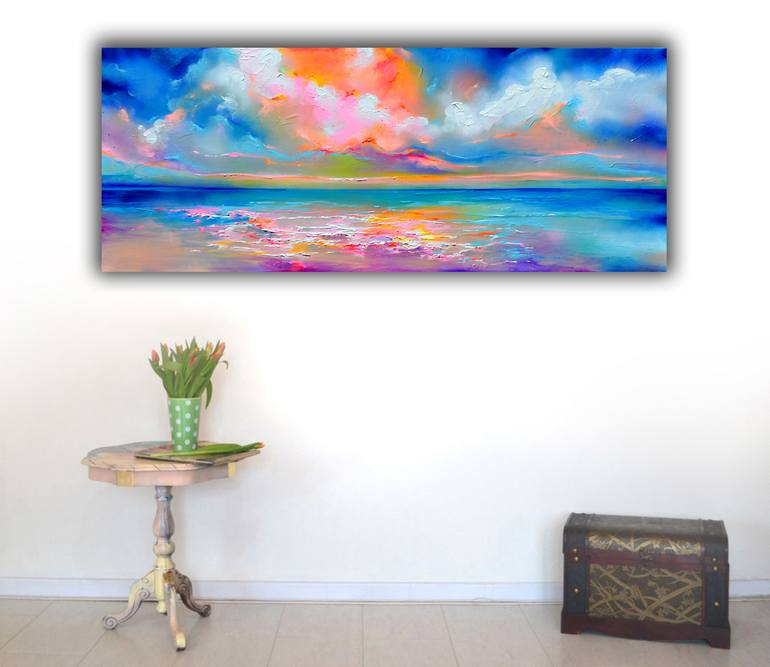 Original Contemporary Beach Painting by Soos Roxana Gabriela