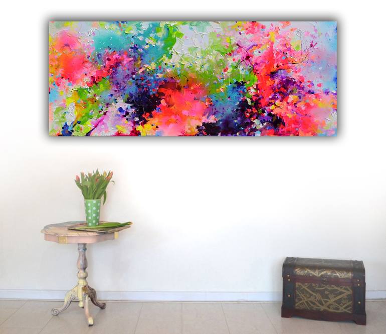 Original Fine Art Abstract Painting by SOOS ROXANA GABRIELA