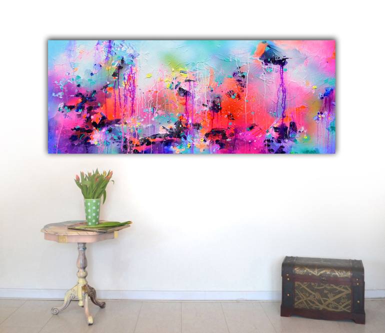 Original Conceptual Abstract Painting by SOOS ROXANA GABRIELA