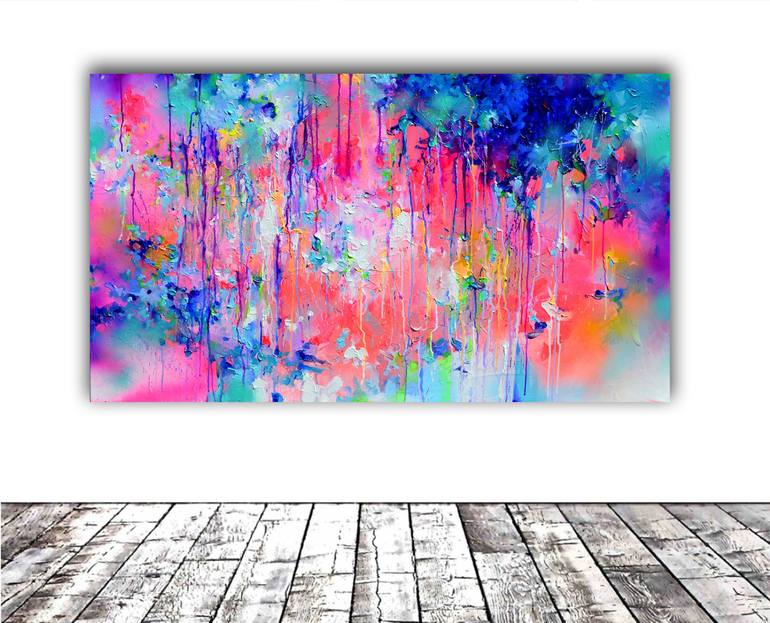 Original Contemporary Abstract Painting by SOOS ROXANA GABRIELA