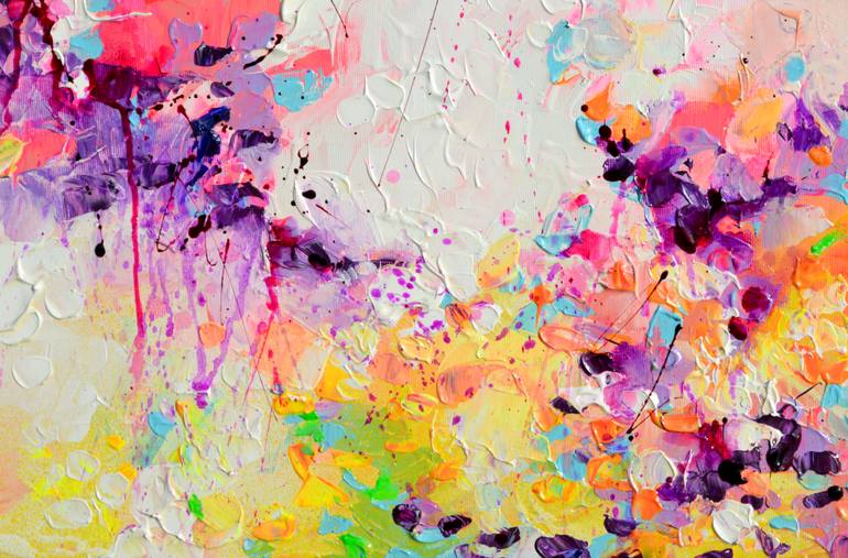 Original Modernism Abstract Painting by Soos Roxana Gabriela