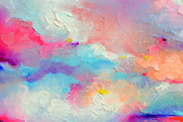 Original Impressionism Beach Painting by Soos Roxana Gabriela