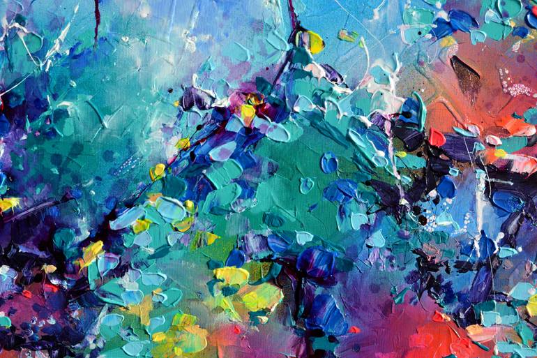 Original Abstract Expressionism Abstract Painting by Soos Roxana Gabriela