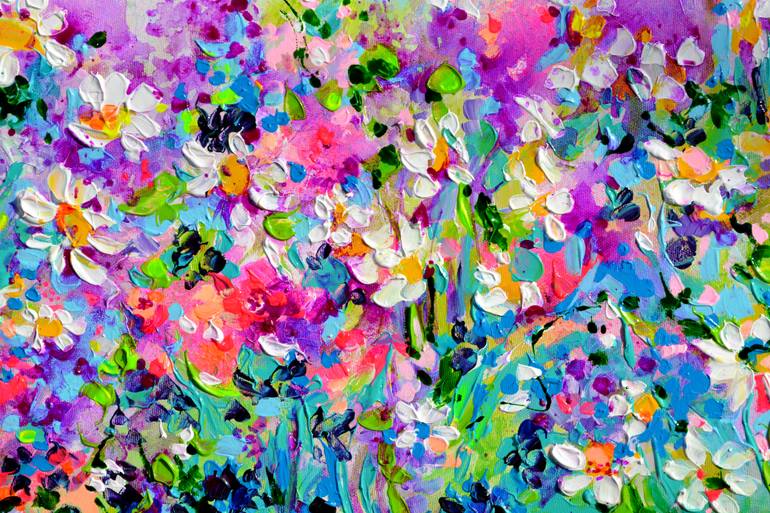 Original Contemporary Floral Painting by Soos Roxana Gabriela