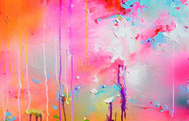 Original Modernism Abstract Painting by Soos Roxana Gabriela