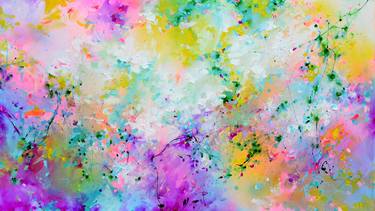 Original Modernism Abstract Painting by Soos Roxana Gabriela