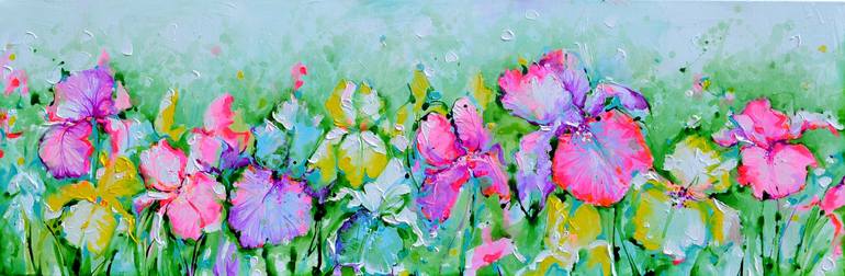 Original Impressionism Floral Paintings by Soos Roxana Gabriela
