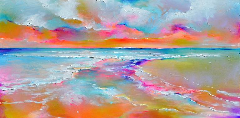 Original Impressionism Seascape Paintings by Soos Roxana Gabriela
