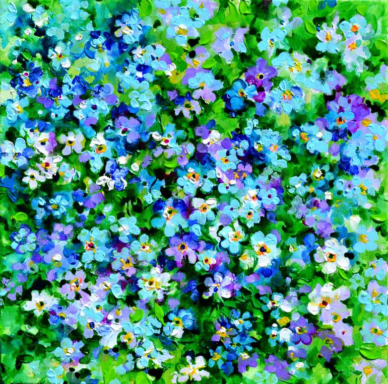Original Impressionism Floral Paintings by Soos Roxana Gabriela