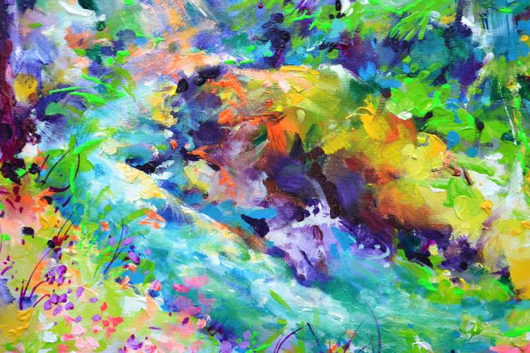 Original Impressionism Landscape Painting by Soos Roxana Gabriela