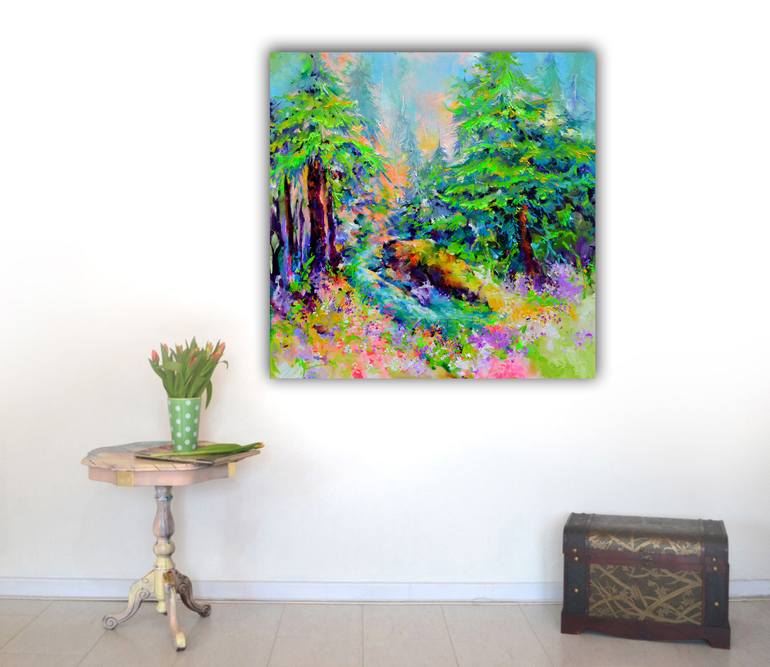 Original Impressionism Landscape Painting by Soos Roxana Gabriela