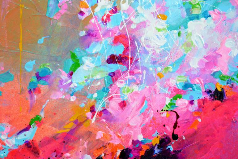 Original Abstract Expressionism Abstract Painting by Soos Roxana Gabriela