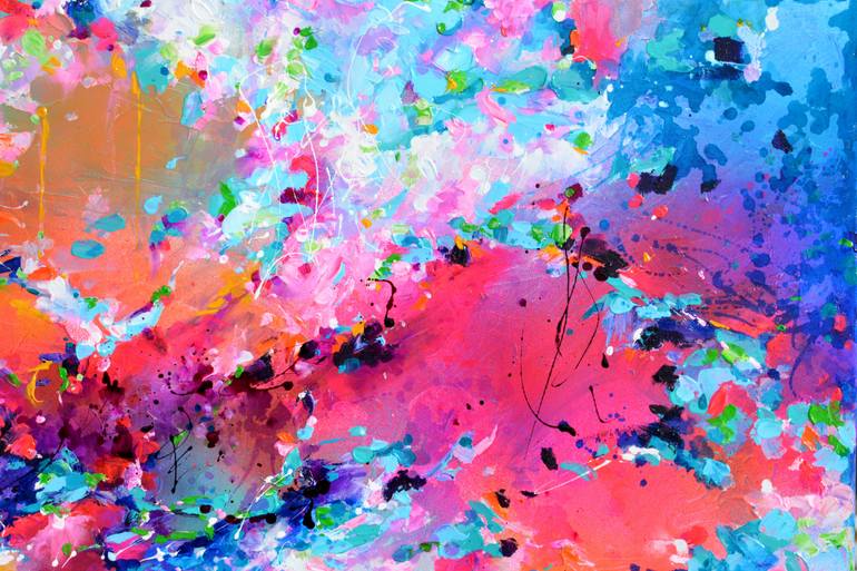 Original Abstract Expressionism Abstract Painting by Soos Roxana Gabriela