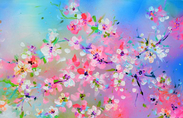 Original Contemporary Nature Painting by Soos Roxana Gabriela