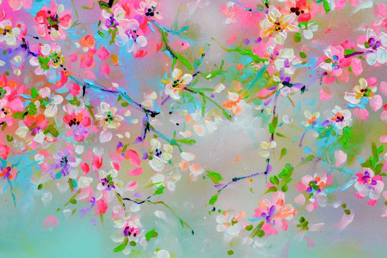 Original Contemporary Nature Painting by Soos Roxana Gabriela