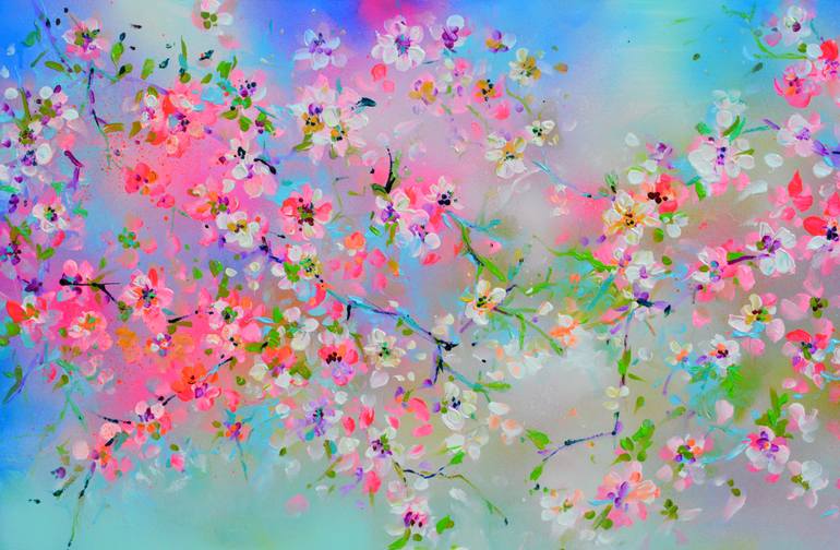 Original Contemporary Nature Painting by Soos Roxana Gabriela