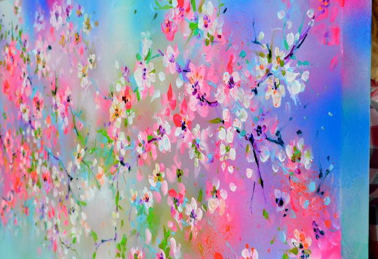 Original Contemporary Nature Painting by Soos Roxana Gabriela