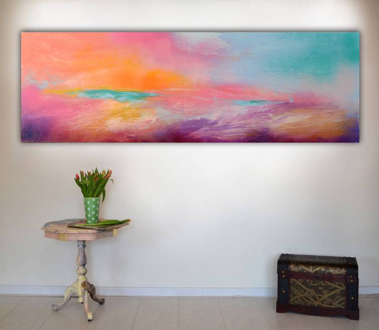 Original Fine Art Abstract Painting by SOOS ROXANA GABRIELA