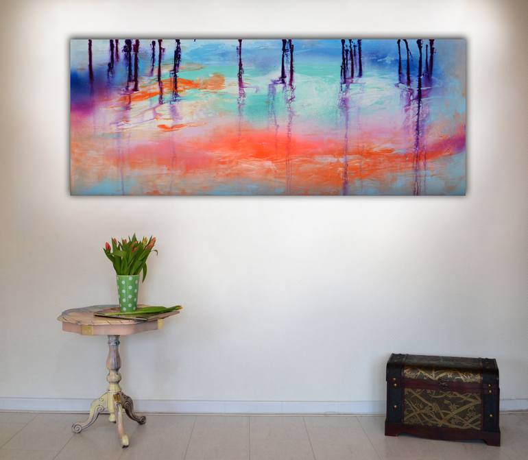 Original Fine Art Abstract Painting by SOOS ROXANA GABRIELA