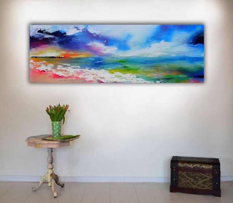 Original Abstract Nature Painting by SOOS ROXANA GABRIELA