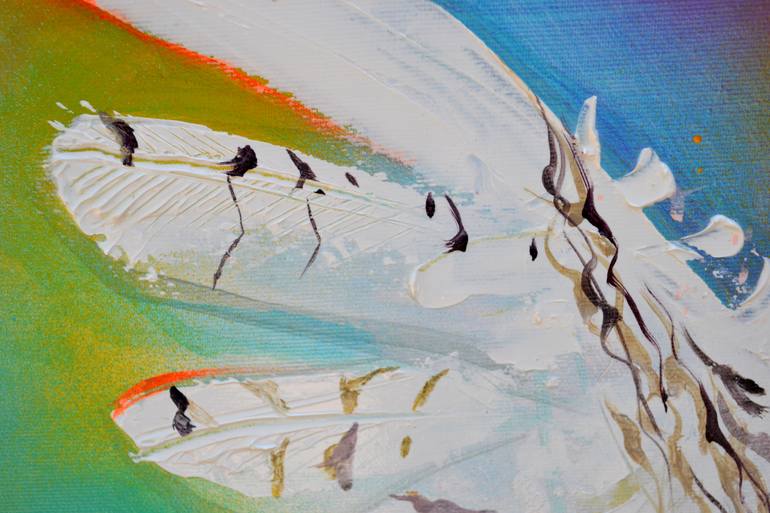 Original Abstract Animal Painting by Soos Roxana Gabriela