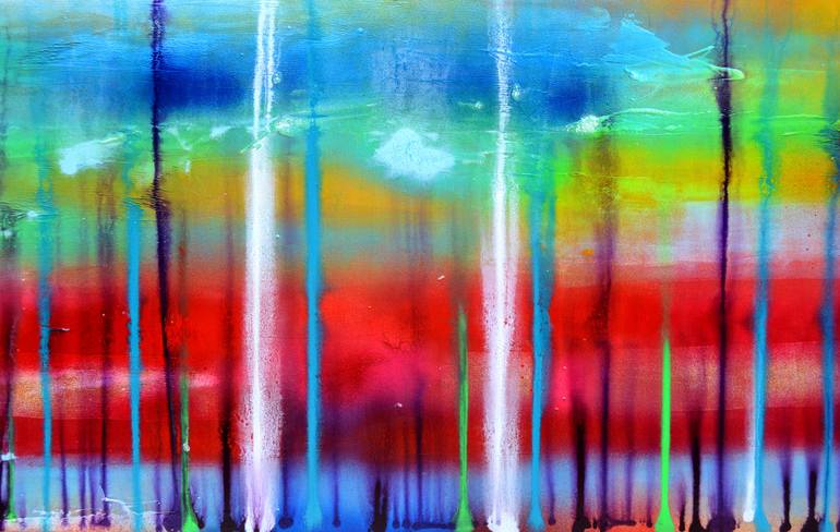 Original Fine Art Abstract Painting by SOOS ROXANA GABRIELA