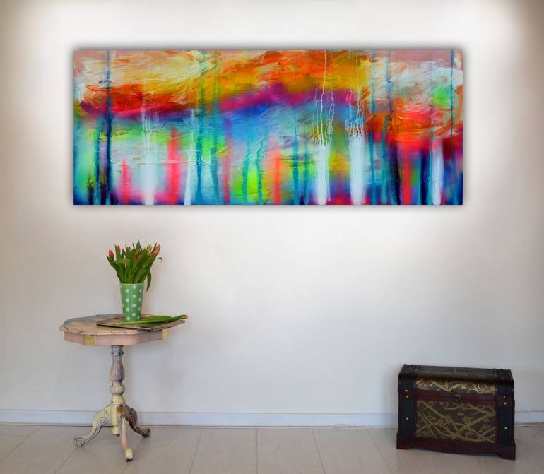 Original Fine Art Abstract Painting by SOOS ROXANA GABRIELA