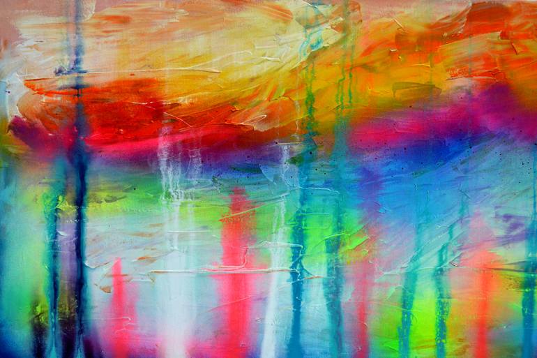 Original Fine Art Abstract Painting by SOOS ROXANA GABRIELA