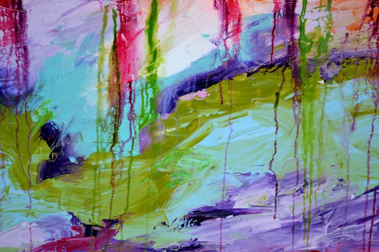 Original Fine Art Abstract Painting by SOOS ROXANA GABRIELA