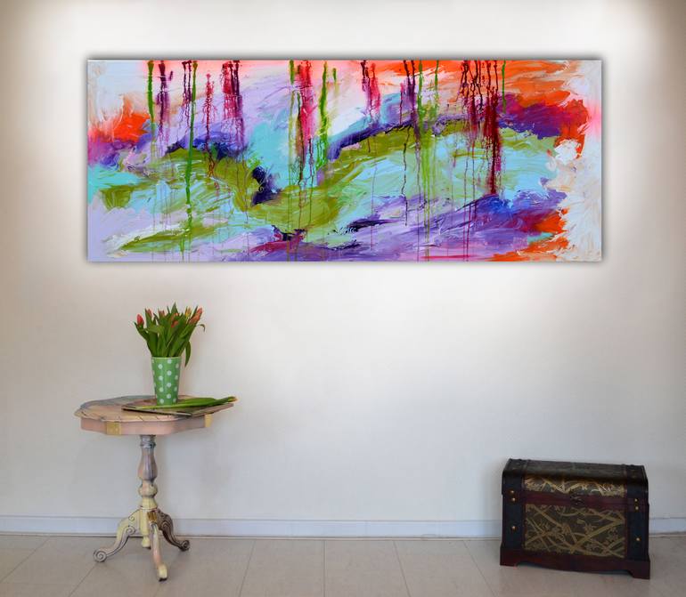 Original Fine Art Abstract Painting by SOOS ROXANA GABRIELA